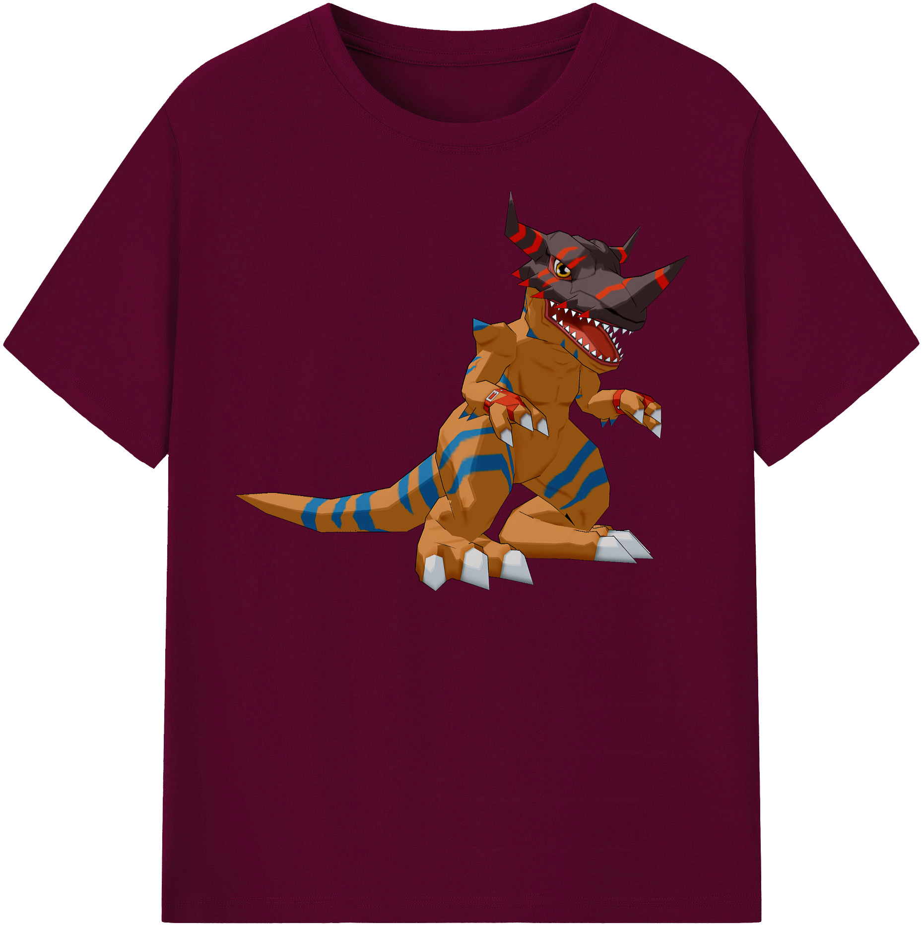 （画像用） Digimon デジタルモンスター/デジモン レディースカジュアルプリントTシャツ（綿100％）